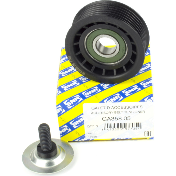 NTN-SNR GA358.05 Umlenkrolle/Führungsrolle, Keilrippenriemen NTN-SNR GA358.05 Umlenkrolle/Führungsrolle, Keilrippenriemen