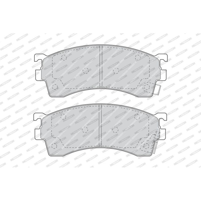 Ferodo FDB950 Bremsbelagsatz, Scheibenbremse PREMIER ECO FRICTION Ferodo FDB950 Bremsbelagsatz, Scheibenbremse PREMIER ECO FRICTION