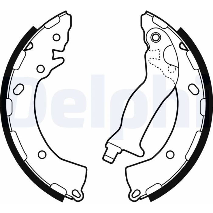 Delphi LS2087 Bremsbackensatz