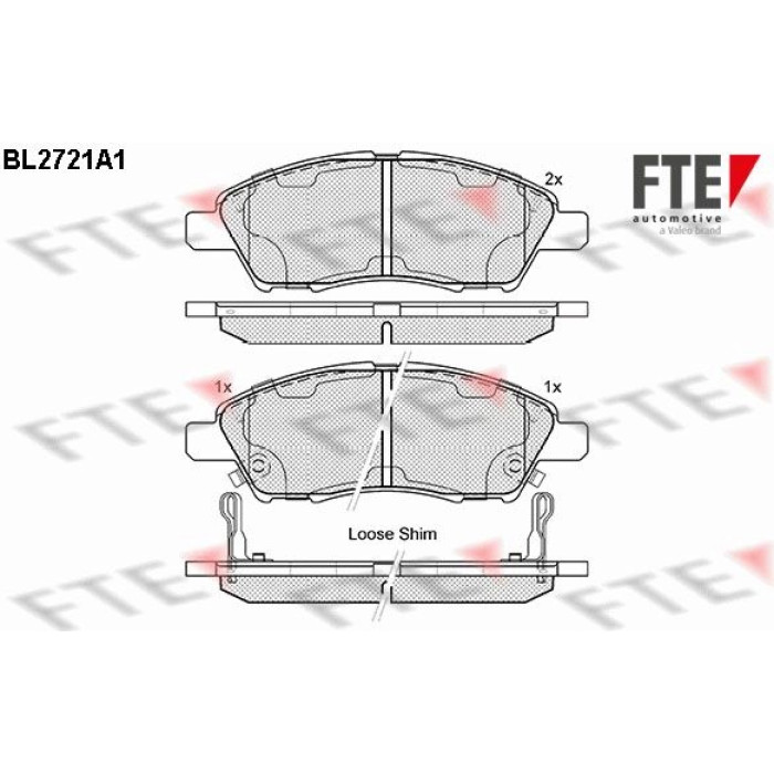 FTE 9010946 Bremsbelagsatz, Scheibenbremse FTE 9010946 Bremsbelagsatz, Scheibenbremse