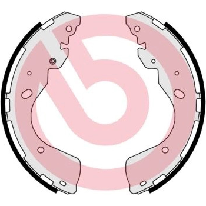 Brembo S 56 547 Bremsbackensatz ESSENTIAL LINE Brembo S 56 547 Bremsbackensatz ESSENTIAL LINE
