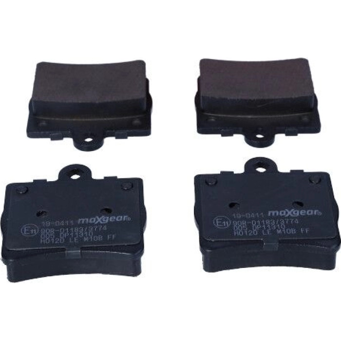 Maxgear 19-0411 Bremsbelagsatz, Scheibenbremse
