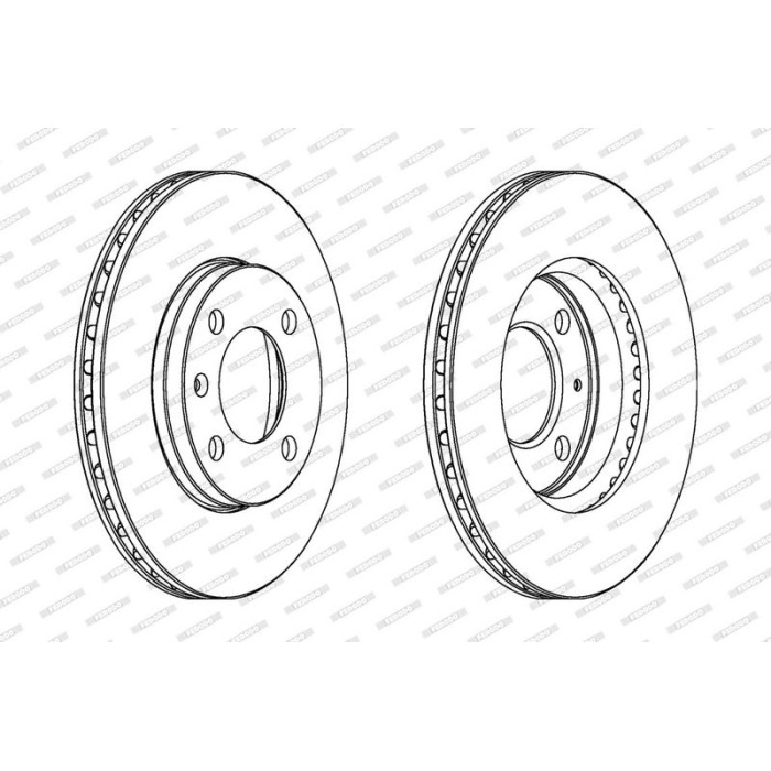 Ferodo DDF175C Bremsscheibe PREMIER Coat+ disc