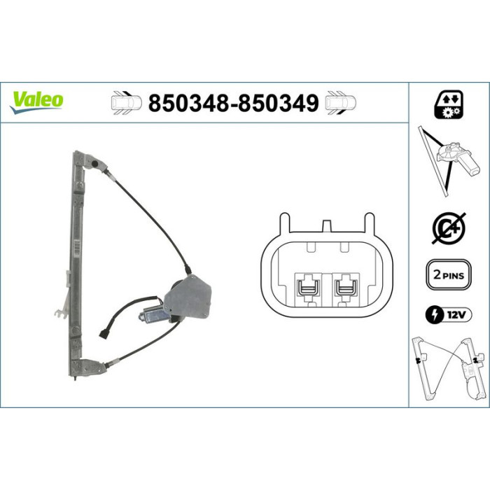 Valeo 850349 Fensterheber Valeo 850349 Fensterheber