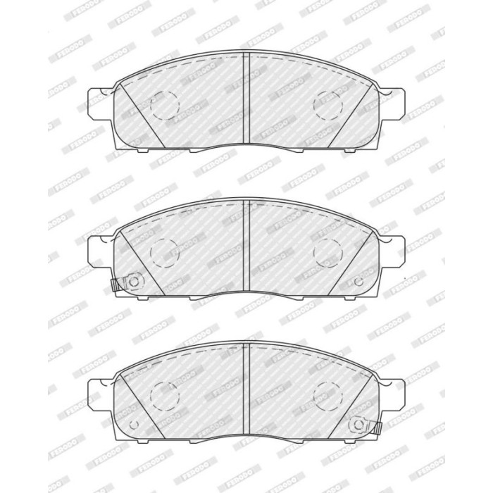 Ferodo FVR4415 Bremsbelagsatz, Scheibenbremse PREMIER ECO FRICTION Ferodo FVR4415 Bremsbelagsatz, Scheibenbremse PREMIER ECO FRICTION