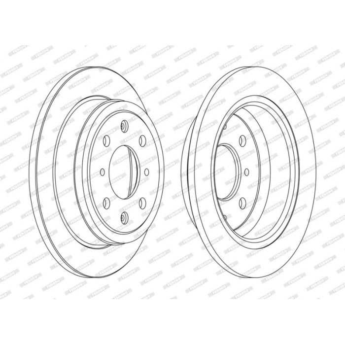 Ferodo DDF468C Bremsscheibe PREMIER Coat+ disc Ferodo DDF468C Bremsscheibe PREMIER Coat+ disc