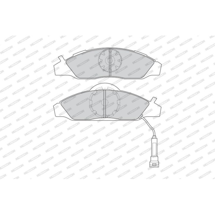 Ferodo FDB1156 Bremsbelagsatz, Scheibenbremse PREMIER ECO FRICTION Ferodo FDB1156 Bremsbelagsatz, Scheibenbremse PREMIER ECO FRICTION