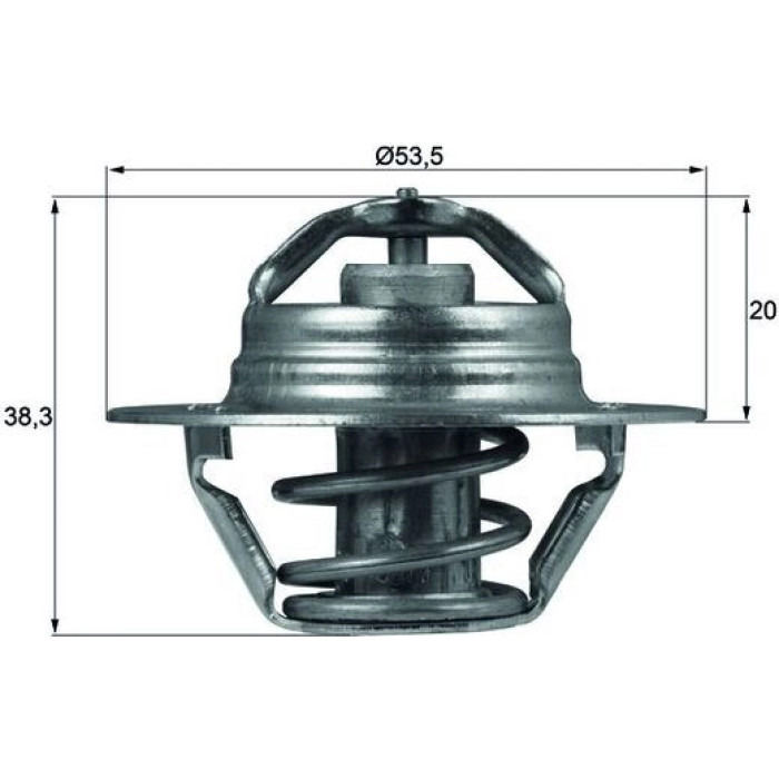 Mahle TX 88 82D Thermostat, Kühlmittel BEHR Mahle TX 88 82D Thermostat, Kühlmittel BEHR