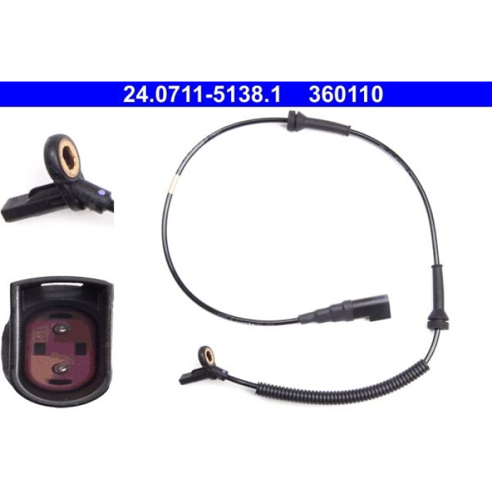 ATE 24.0711-5138.1 Sensor, Raddrehzahl ATE 24.0711-5138.1 Sensor, Raddrehzahl
