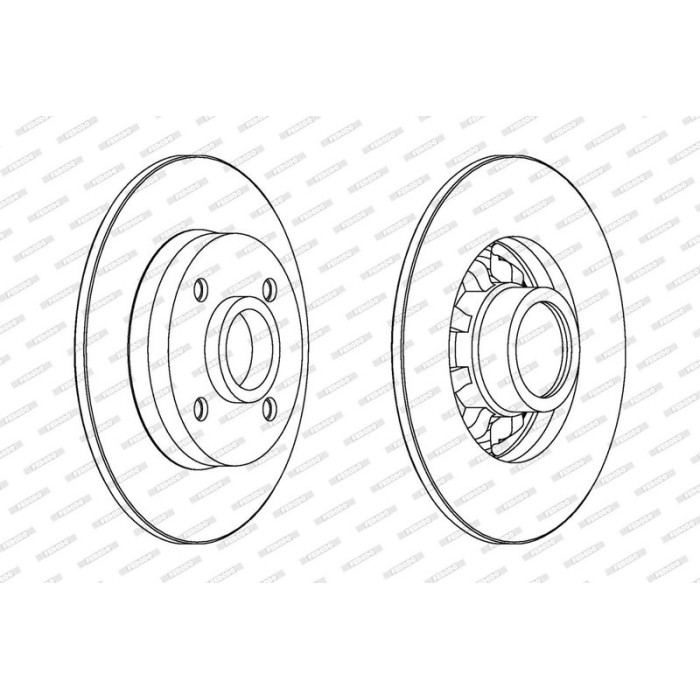 Ferodo DDF1696C-1 Bremsscheibe PREMIER Ferodo DDF1696C-1 Bremsscheibe PREMIER