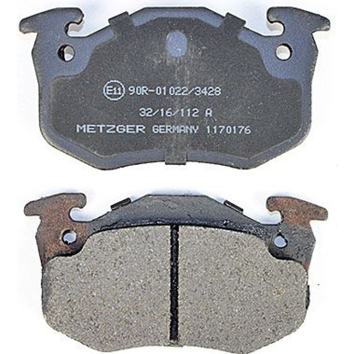 Metzger 1170176 Bremsbelagsatz, Scheibenbremse Metzger 1170176 Bremsbelagsatz, Scheibenbremse