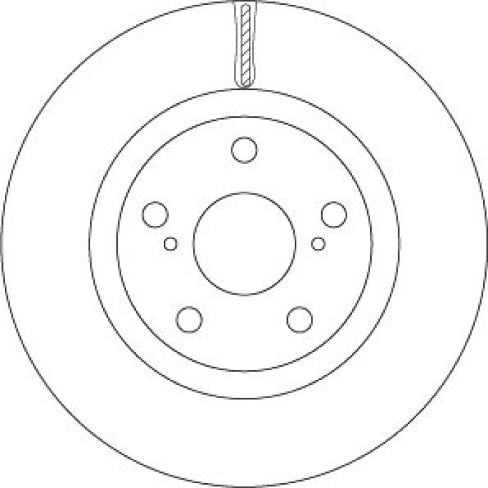 TRW DF6675 Bremsscheibe TRW DF6675 Bremsscheibe
