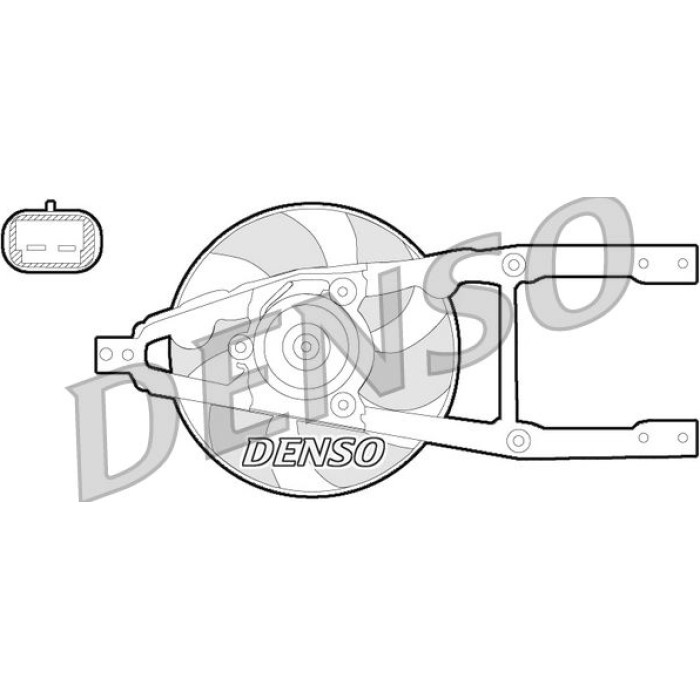 Denso DER09055 Lüfter, Motorkühlung