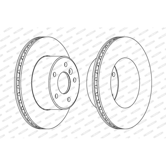 Ferodo DDF1379C-1 Bremsscheibe PREMIER Ferodo DDF1379C-1 Bremsscheibe PREMIER
