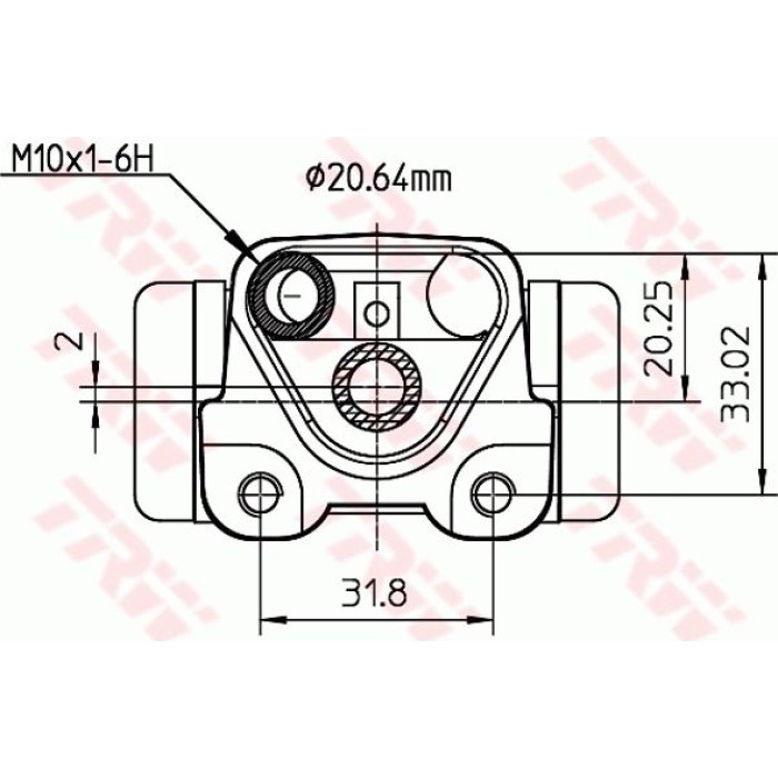 TRW BWF291 Radbremszylinder TRW BWF291 Radbremszylinder