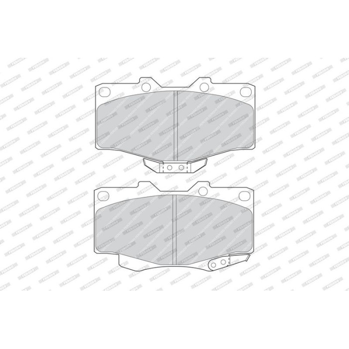 Ferodo FDB797 Bremsbelagsatz, Scheibenbremse PREMIER ECO FRICTION Ferodo FDB797 Bremsbelagsatz, Scheibenbremse PREMIER ECO FRICTION