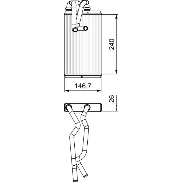 Valeo 811525 Wärmetauscher, Innenraumheizung Valeo 811525 Wärmetauscher, Innenraumheizung