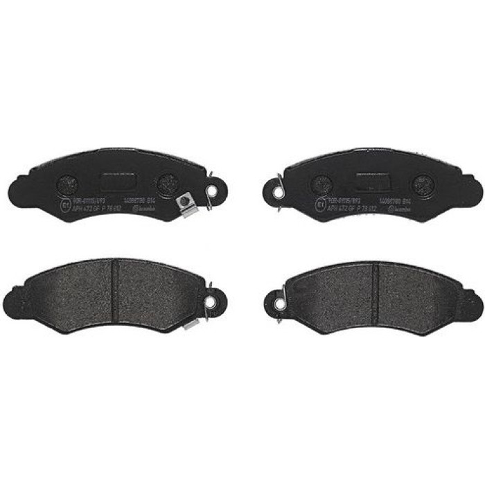 Brembo P 78 012 Bremsbelagsatz, Scheibenbremse PRIME LINE Brembo P 78 012 Bremsbelagsatz, Scheibenbremse PRIME LINE