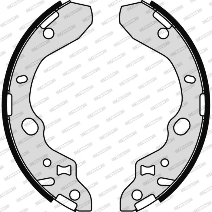 Ferodo FSB573 Bremsbackensatz PREMIER Ferodo FSB573 Bremsbackensatz PREMIER