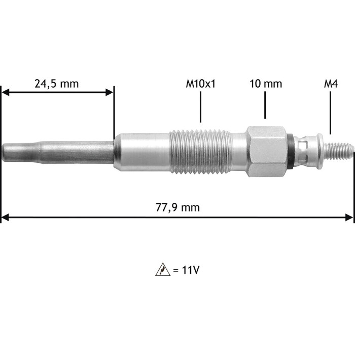 Valeo 345128 Glühkerze Valeo 345128 Glühkerze