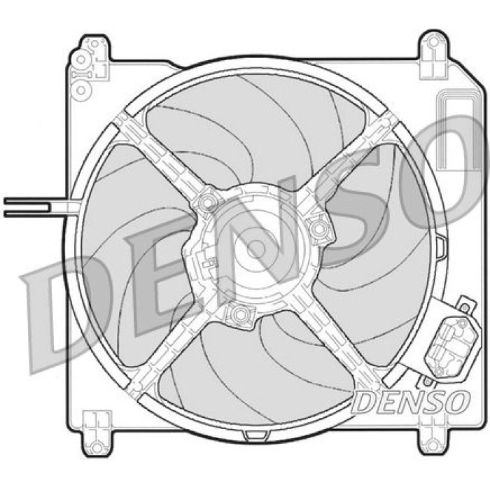 Denso DER09007 Lüfter, Motorkühlung Denso DER09007 Lüfter, Motorkühlung