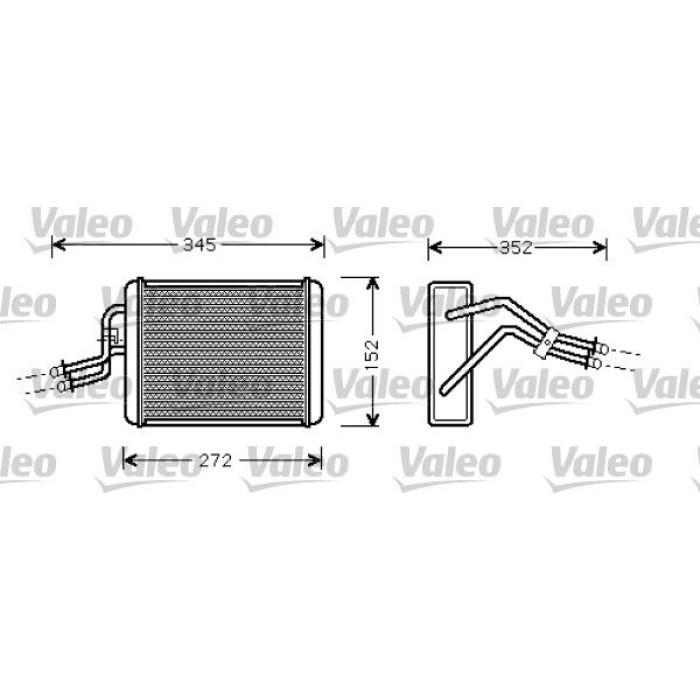 Valeo 812364 Wärmetauscher, Innenraumheizung Valeo 812364 Wärmetauscher, Innenraumheizung