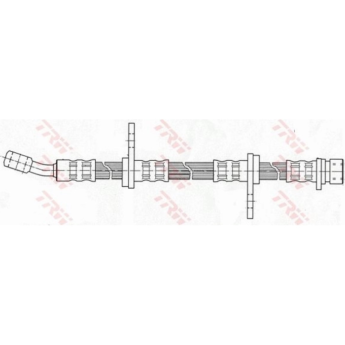 TRW PHD255 Bremsschlauch