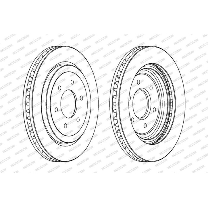 Ferodo DDF1611C-1 Bremsscheibe PREMIER
