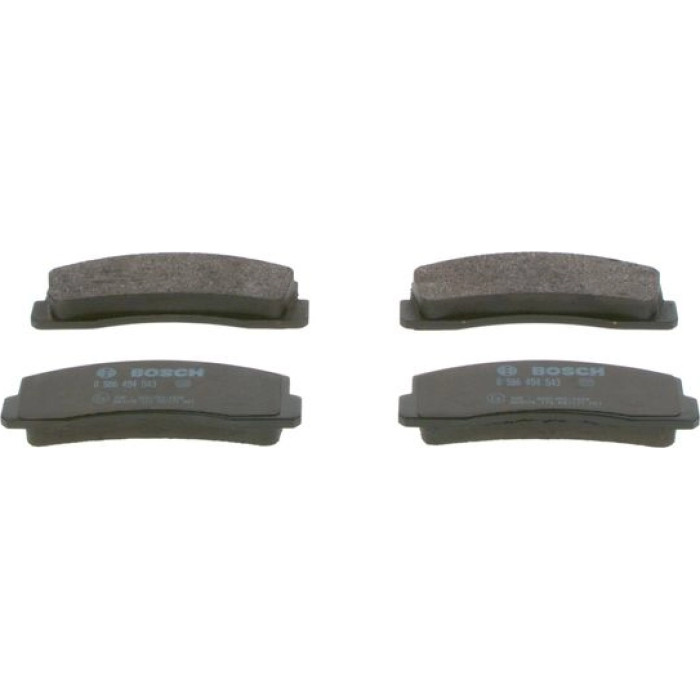 BOSCH 0 986 494 543 Bremsbelagsatz, Scheibenbremse BOSCH 0 986 494 543 Bremsbelagsatz, Scheibenbremse
