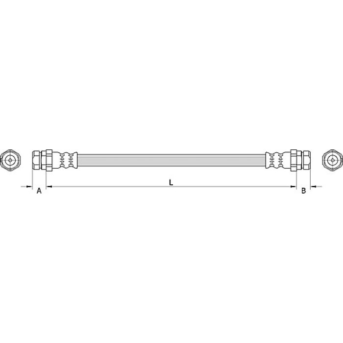 Metzger 4111524 Bremsschlauch
