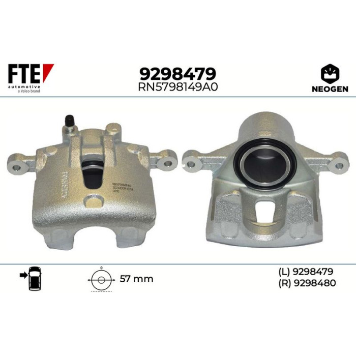 FTE 9298479 Bremssattel NEOGEN FTE 9298479 Bremssattel NEOGEN