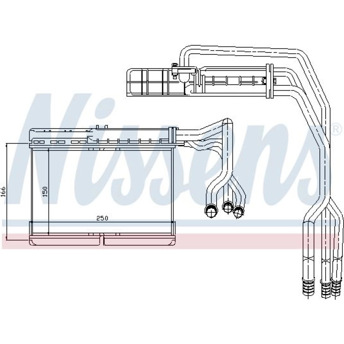 Nissens 70506 Wärmetauscher, Innenraumheizung Nissens 70506 Wärmetauscher, Innenraumheizung