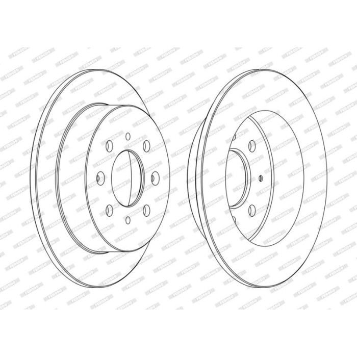 Ferodo DDF1358C Bremsscheibe PREMIER Coat+ disc Ferodo DDF1358C Bremsscheibe PREMIER Coat+ disc