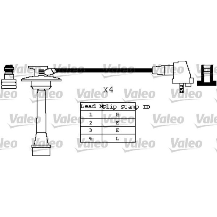 Valeo 346419 Zündleitungssatz
