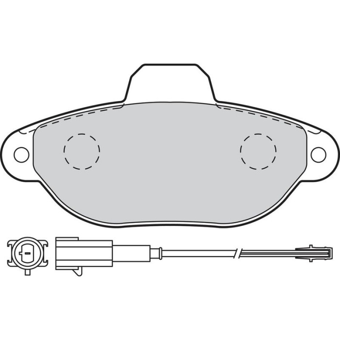 Valeo 302093 Bremsbelagsatz, Scheibenbremse ESSENTIAL