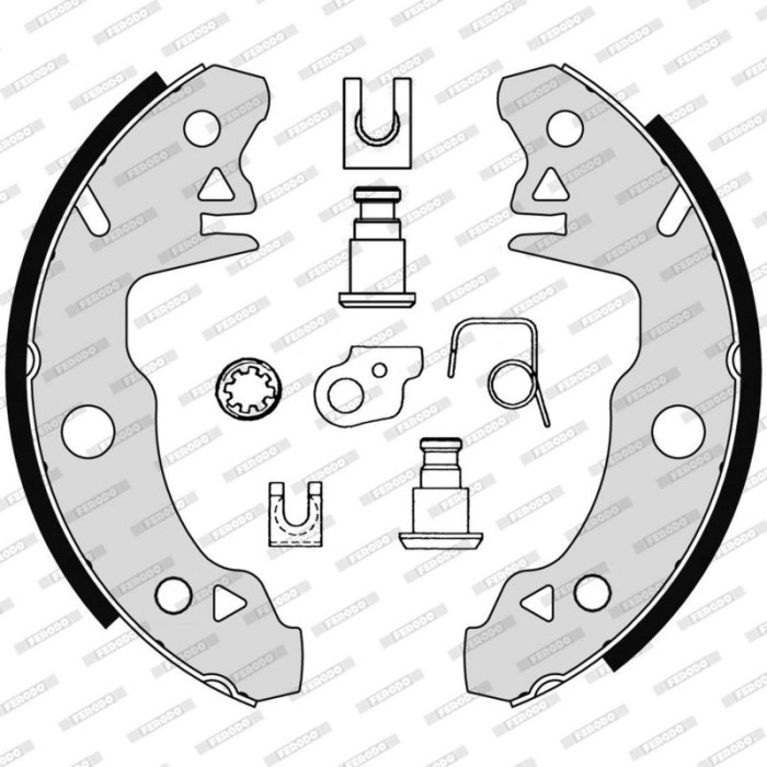 Ferodo FSB72 Bremsbackensatz PREMIER Ferodo FSB72 Bremsbackensatz PREMIER