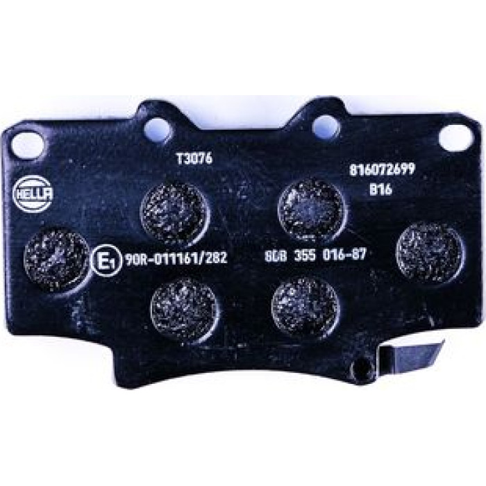 Hella 8DB 355 016-871 Bremsbelagsatz, Scheibenbremse Hella 8DB 355 016-871 Bremsbelagsatz, Scheibenbremse