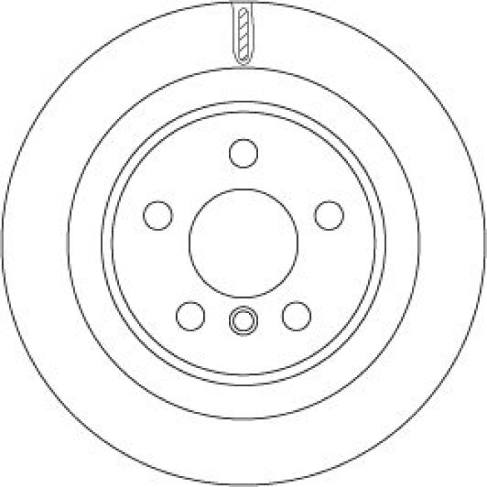 TRW DF6755 Bremsscheibe TRW DF6755 Bremsscheibe