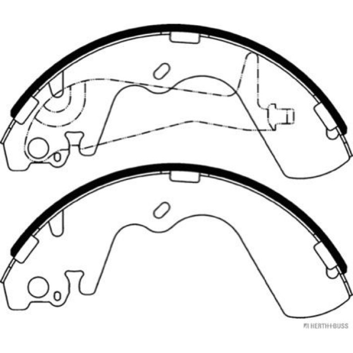 Herth+Buss Jakoparts J3500531 Bremsbackensatz Herth+Buss Jakoparts J3500531 Bremsbackensatz