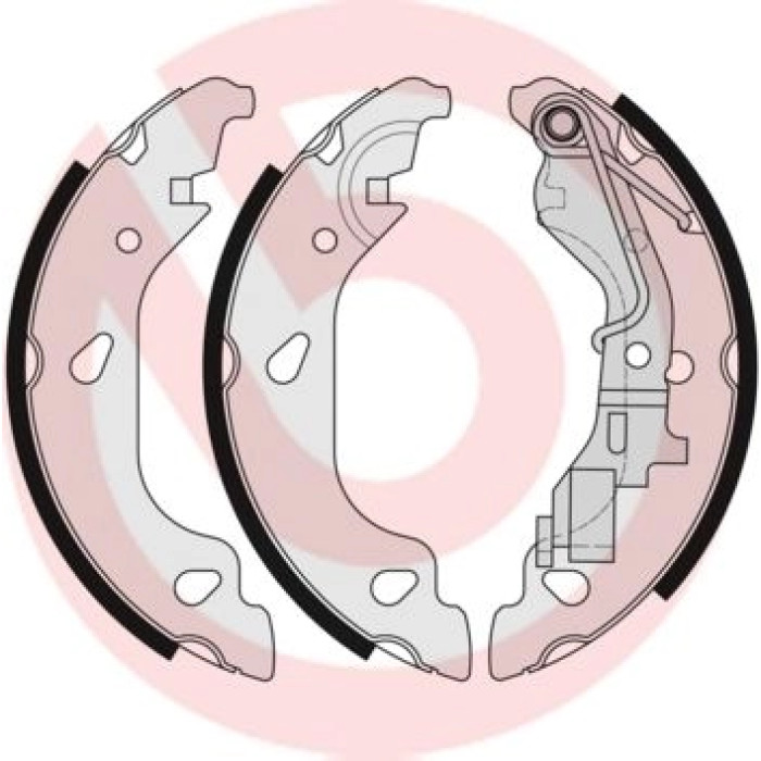 Brembo S 23 521 Bremsbackensatz ESSENTIAL LINE