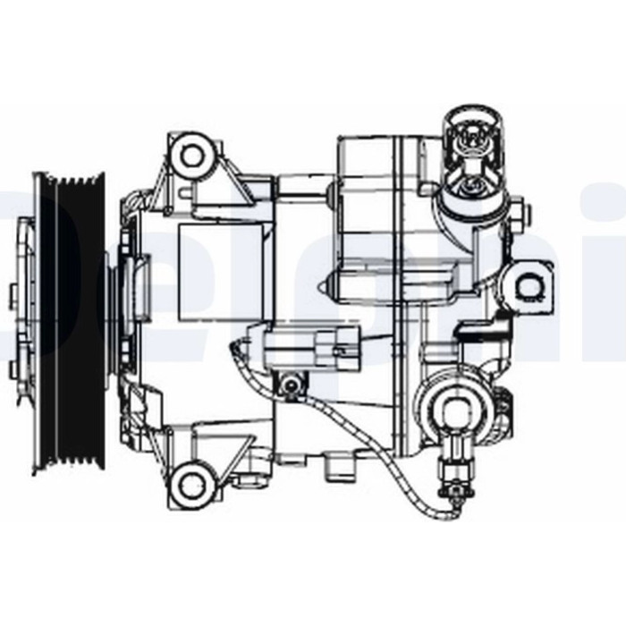 Delphi TSP0155948 Kompressor, Klimaanlage Delphi TSP0155948 Kompressor, Klimaanlage