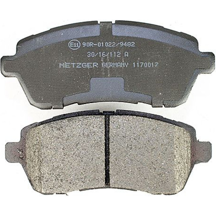 Metzger 1170017 Bremsbelagsatz, Scheibenbremse
