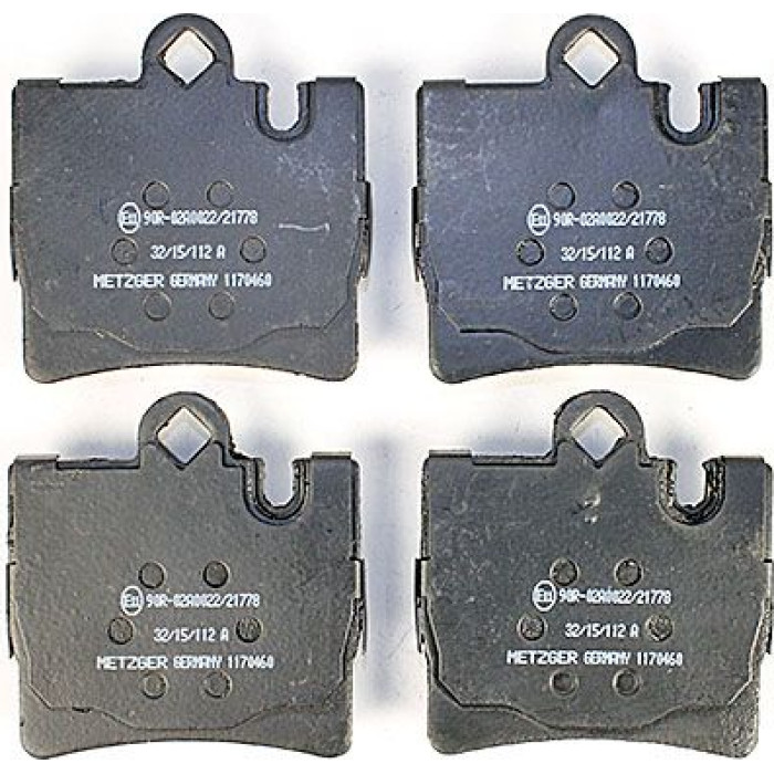 Metzger 1170460 Bremsbelagsatz, Scheibenbremse Metzger 1170460 Bremsbelagsatz, Scheibenbremse