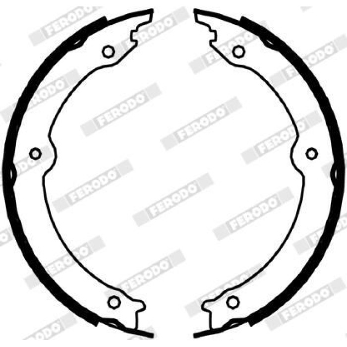 Ferodo FSB4067 Bremsbackensatz, Feststellbremse PREMIER Ferodo FSB4067 Bremsbackensatz, Feststellbremse PREMIER