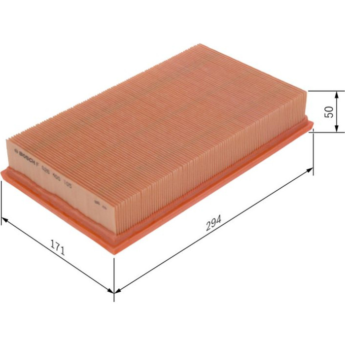 BOSCH F 026 400 105 Luftfilter BOSCH F 026 400 105 Luftfilter