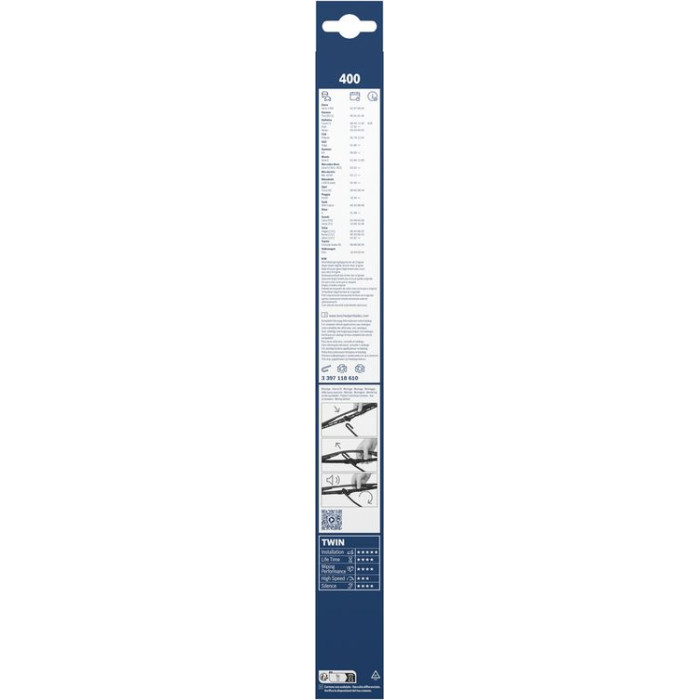 BOSCH 375 S Scheibenwischer Twin 3 397 118 610 BOSCH 375 S Scheibenwischer Twin 3 397 118 610