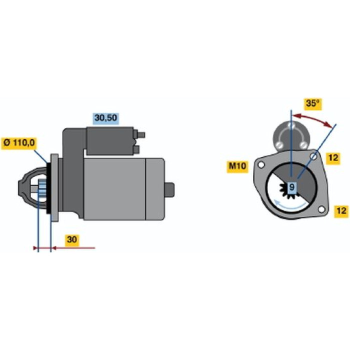 BOSCH 0 001 218 774 Starter