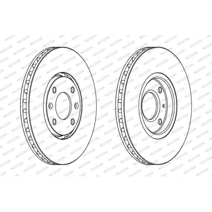 Ferodo DDF841C Bremsscheibe PREMIER Coat+ disc Ferodo DDF841C Bremsscheibe PREMIER Coat+ disc