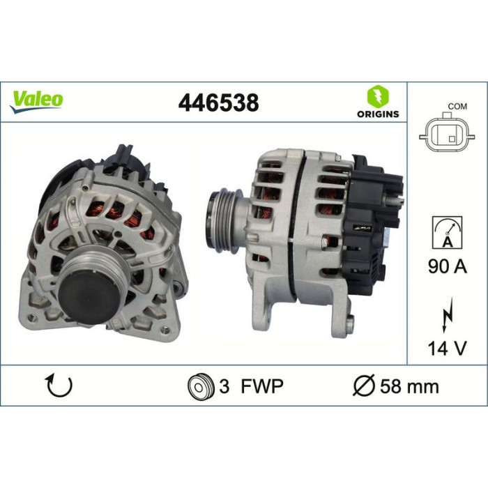 Valeo 446538 Generator ORIGINS