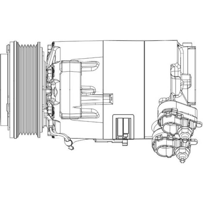 Mahle ACP 556 000P Kompressor, Klimaanlage BEHR Premium Line